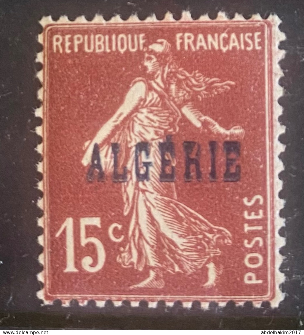 Variété AlgéKie, Algerie/Algeria YT 12a Timbre De France Surchargé Algerie, Neuf Pour L’état Voir Photos - Neufs