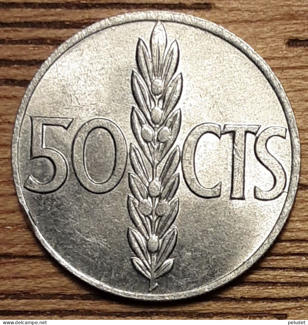España Spain Espagne, 50 CTS CENTIMOS 1966 / 68* KM# 795 - 50 Centimos