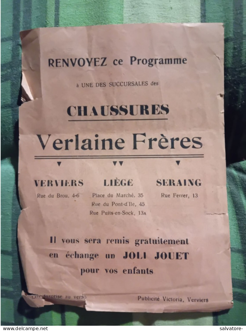 VILLE DEVVERVIERS- GRAND MEETING D'AVIATON 1928 - Cadeaux Promotionnels