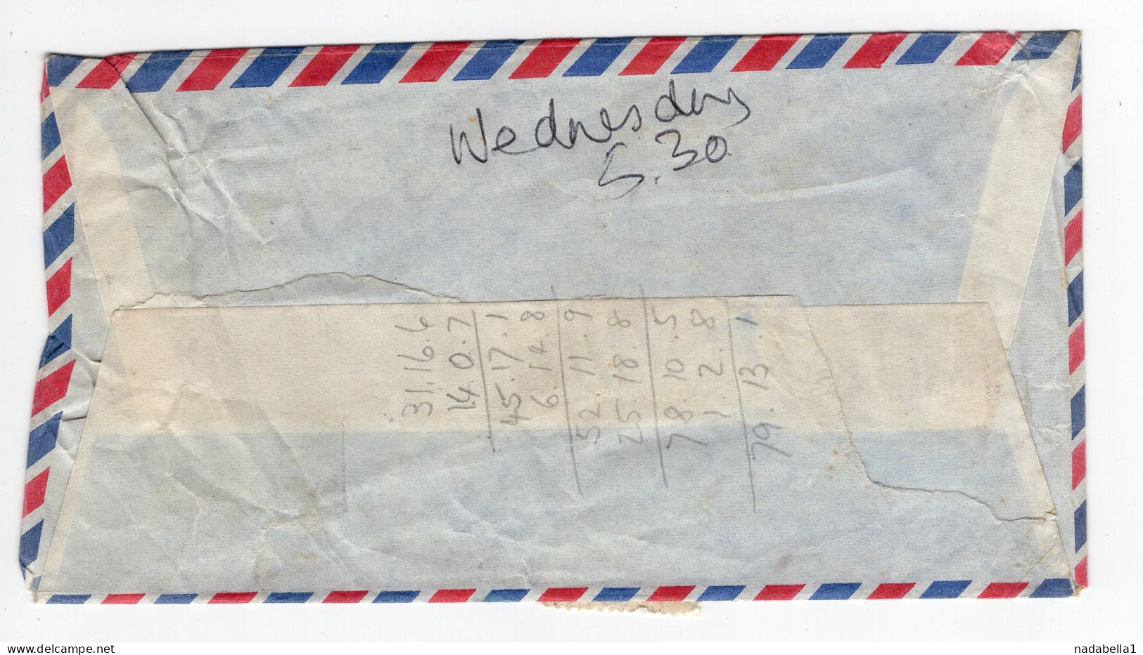 1965. YUGOSLAVIA,SERBIA,KOSOVO,PEĆ TO GREAT BRITAIN,ENGLAND,AIRMAIL COVER - Luftpost