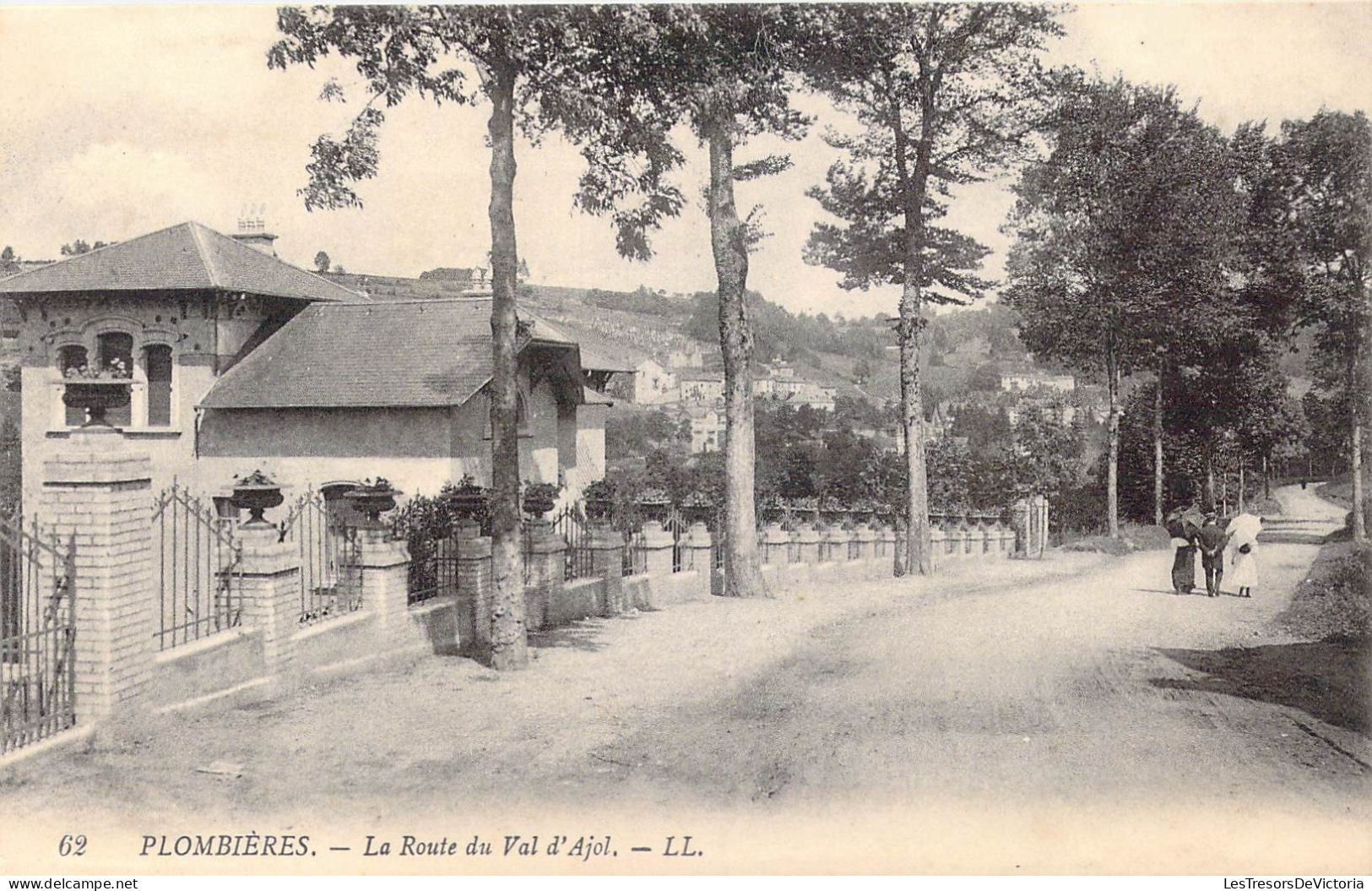 FRANCE - 88 - Plombières - La Route Du Val D'Ajol - Carte Postale Ancienne - Plombieres Les Bains