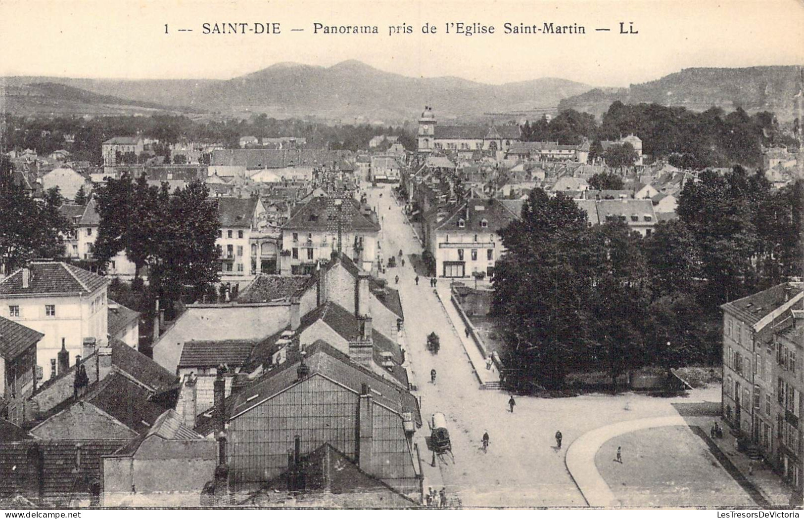 FRANCE - 88 - Saint-Dié - Panorama Pris De L'Eglise Saint-Martin - Carte Postale Ancienne - Saint Die