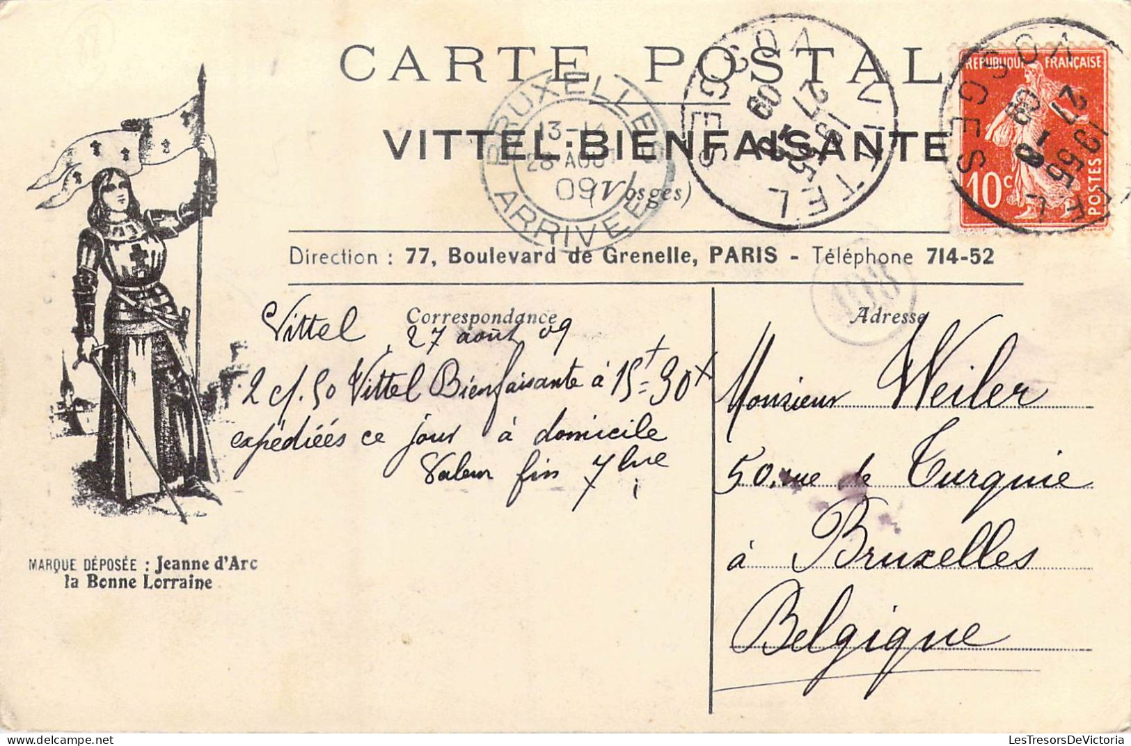 FRANCE - 88 - Vittel - Buvette De La Source " Bienfaisante " - Carte Postale Ancienne - Contrexeville