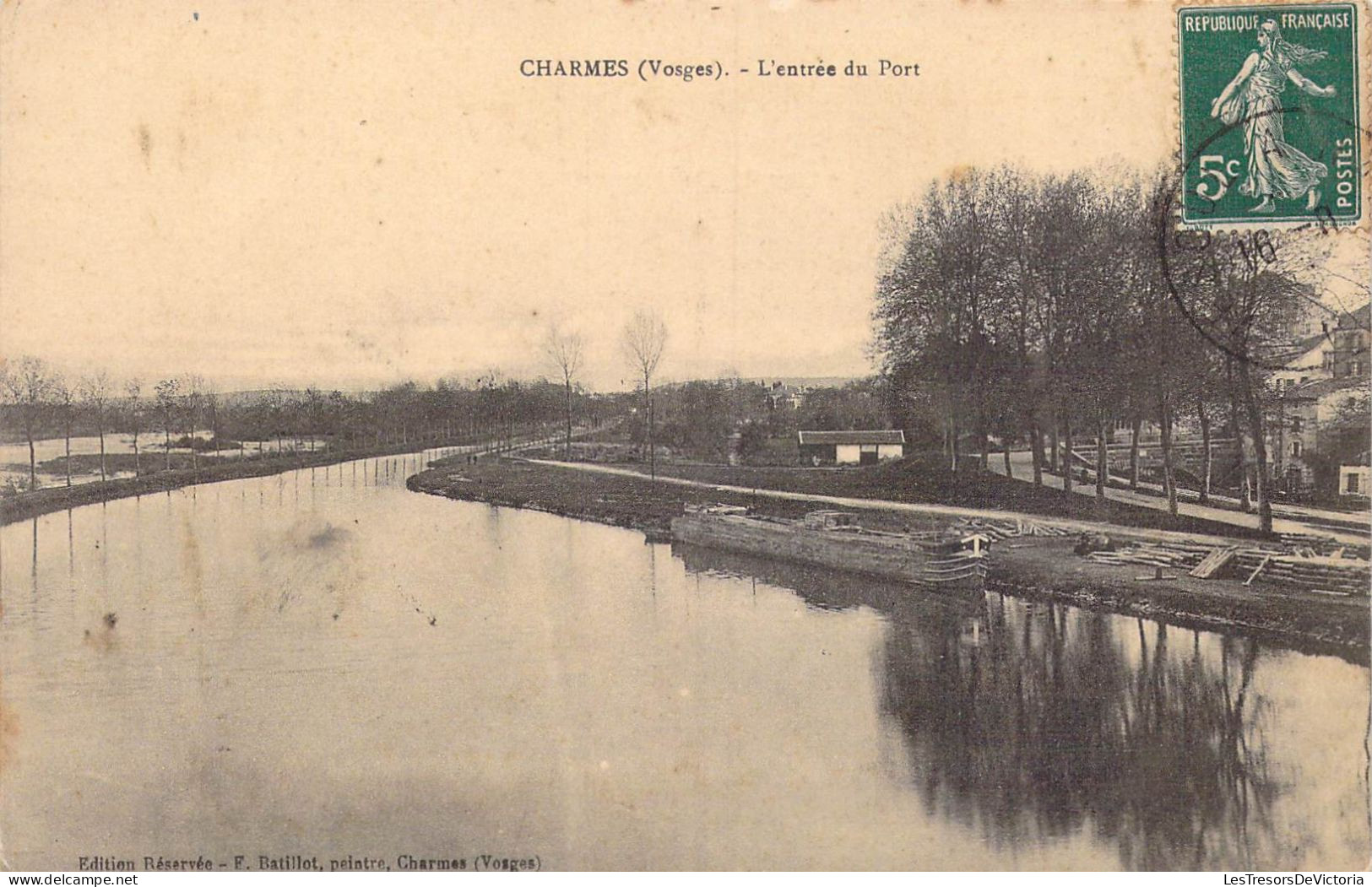 FRANCE - 88 - Charmes - L'Entrée Du Port - Carte Postale Ancienne - Charmes