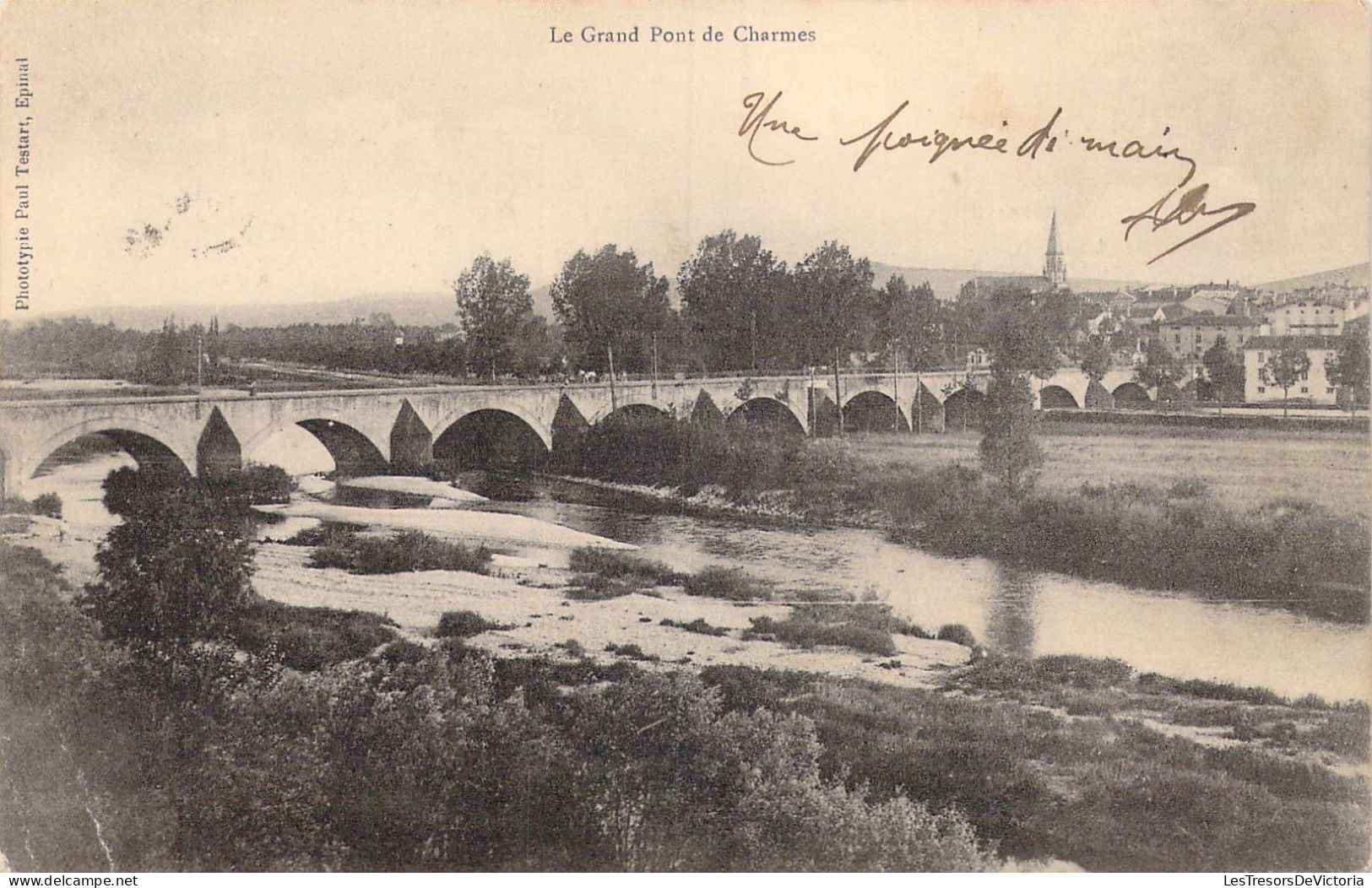 FRANCE - 88 - Charmes - Le Grand Pont De Charmes - Carte Postale Ancienne - Charmes