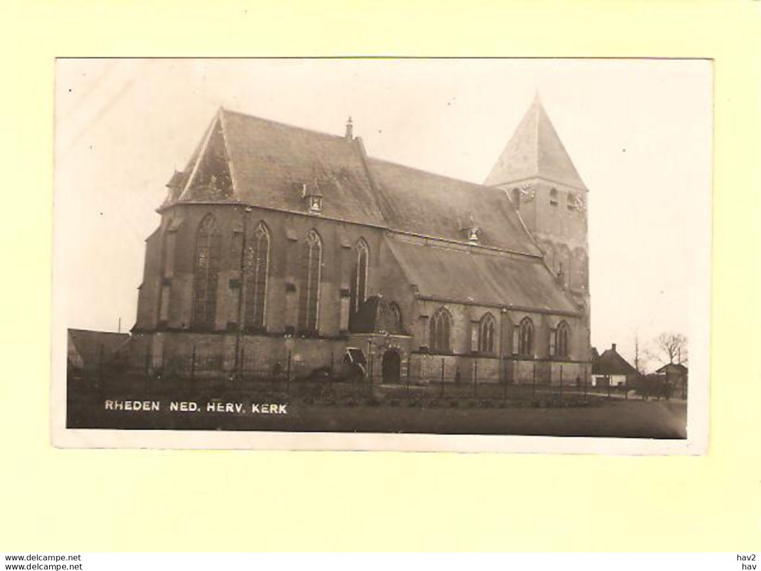 Rheden Ned. Hervormde Kerk 1936 RY29722 - Rheden