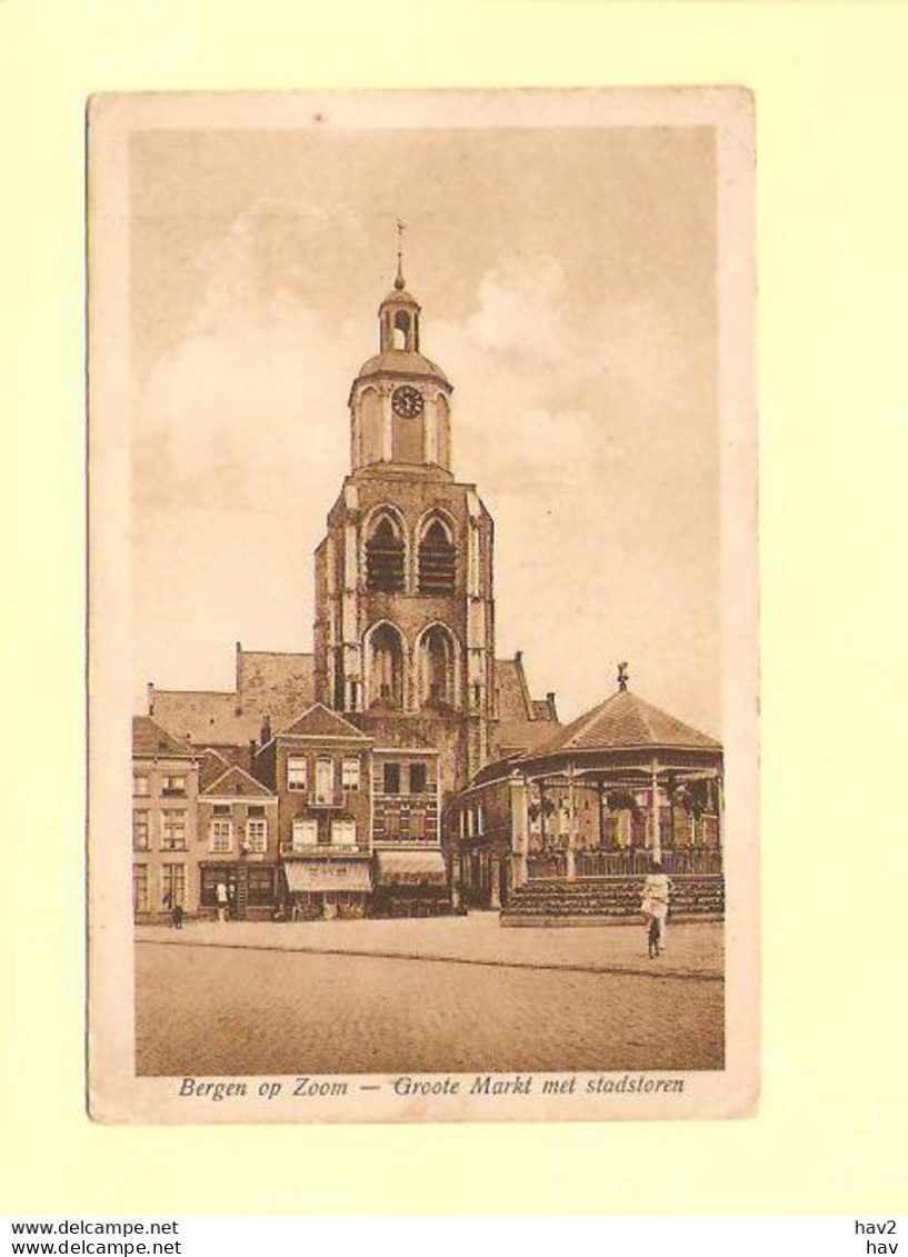 Bergen Op Zoom Grote Markt, Stadstoren RY29575 - Bergen Op Zoom