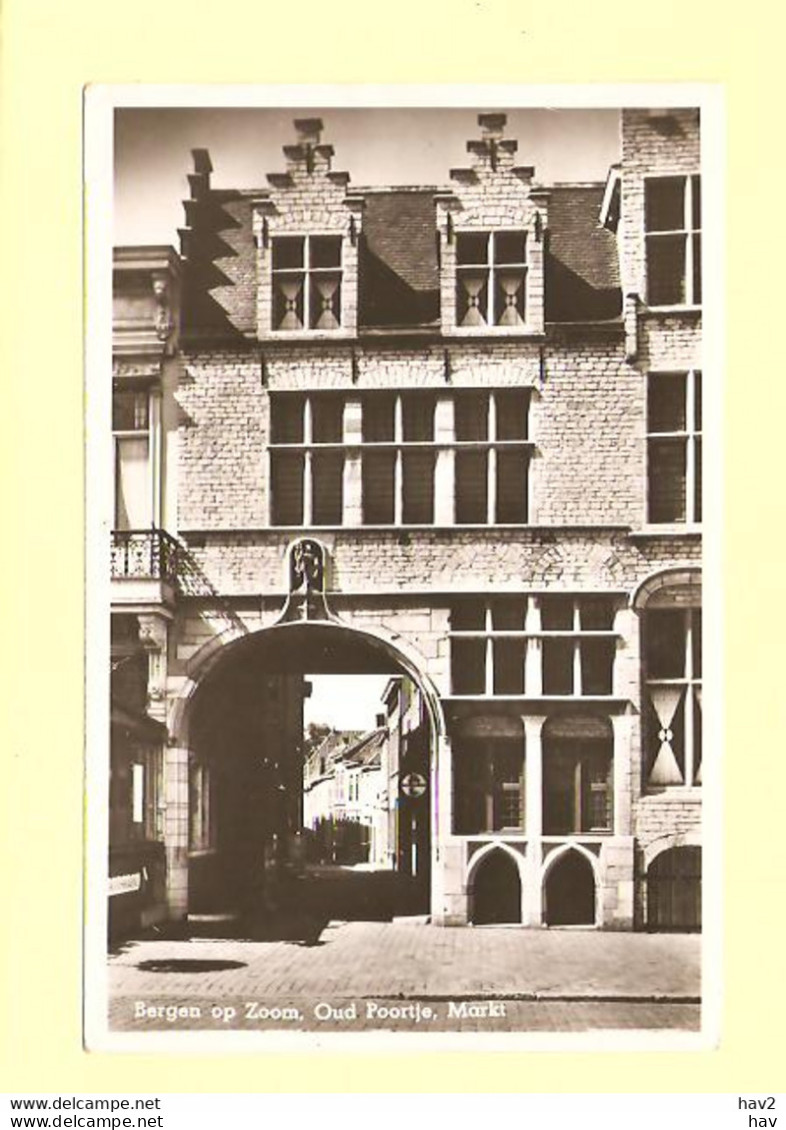 Bergen Op Zoom Poortje, Markt 1949 RY29509 - Bergen Op Zoom