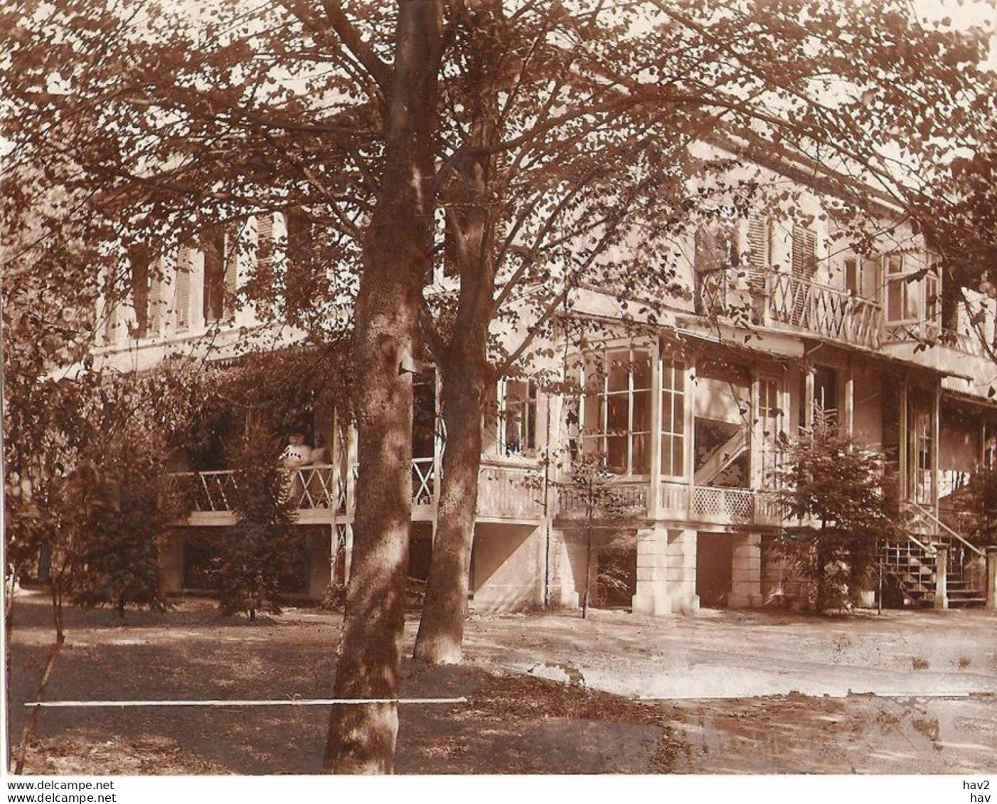 Putten Originele Foto Sanatorium Hoofdgebouw KE1487 - Putten