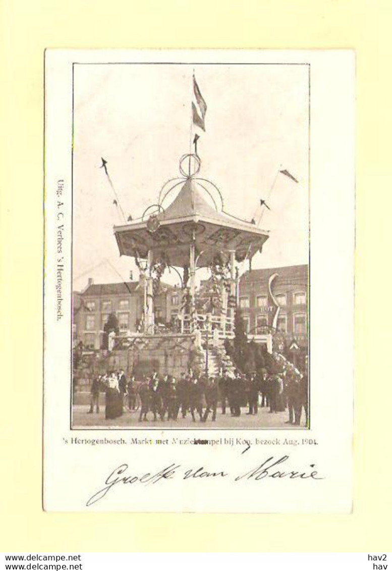 Den Bosch Markt Muziektempel 1904 RY30404 - 's-Hertogenbosch