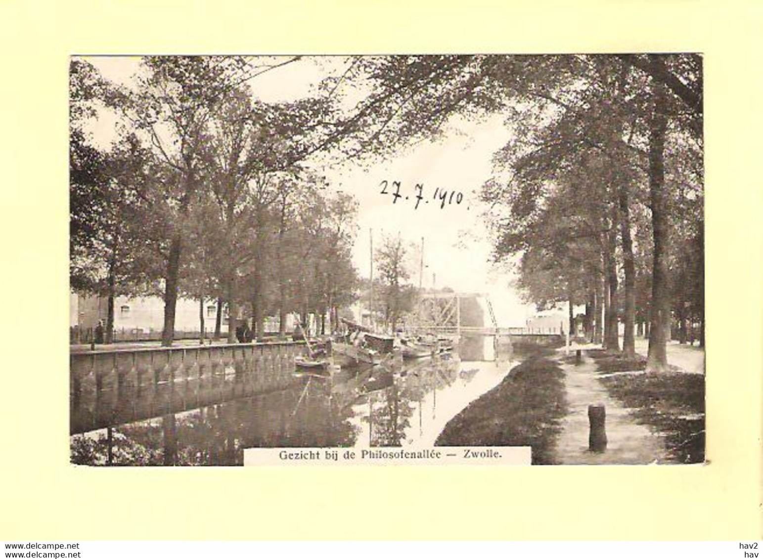 Zwolle Gezicht Philosofenallee 1910 RY30293 - Zwolle