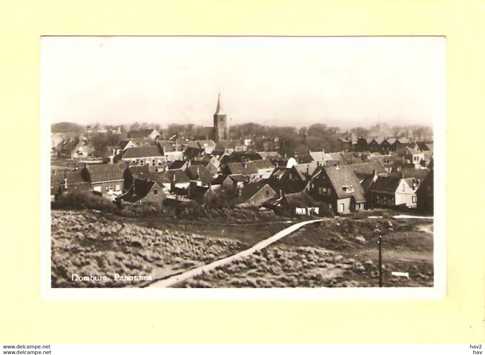 Domburg Panorama 1956 RY30273 - Domburg