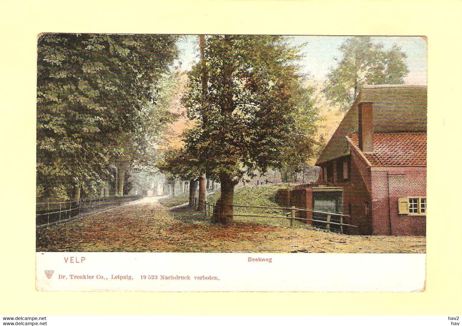 Velp Beekweg Ca. 1905  RY30121 - Velp / Rozendaal