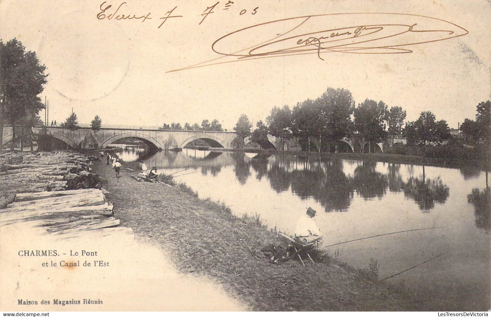 FRANCE - 88 - Charmes - Le Pont Et Le Canal De L'Est - Carte Postale Ancienne - Charmes