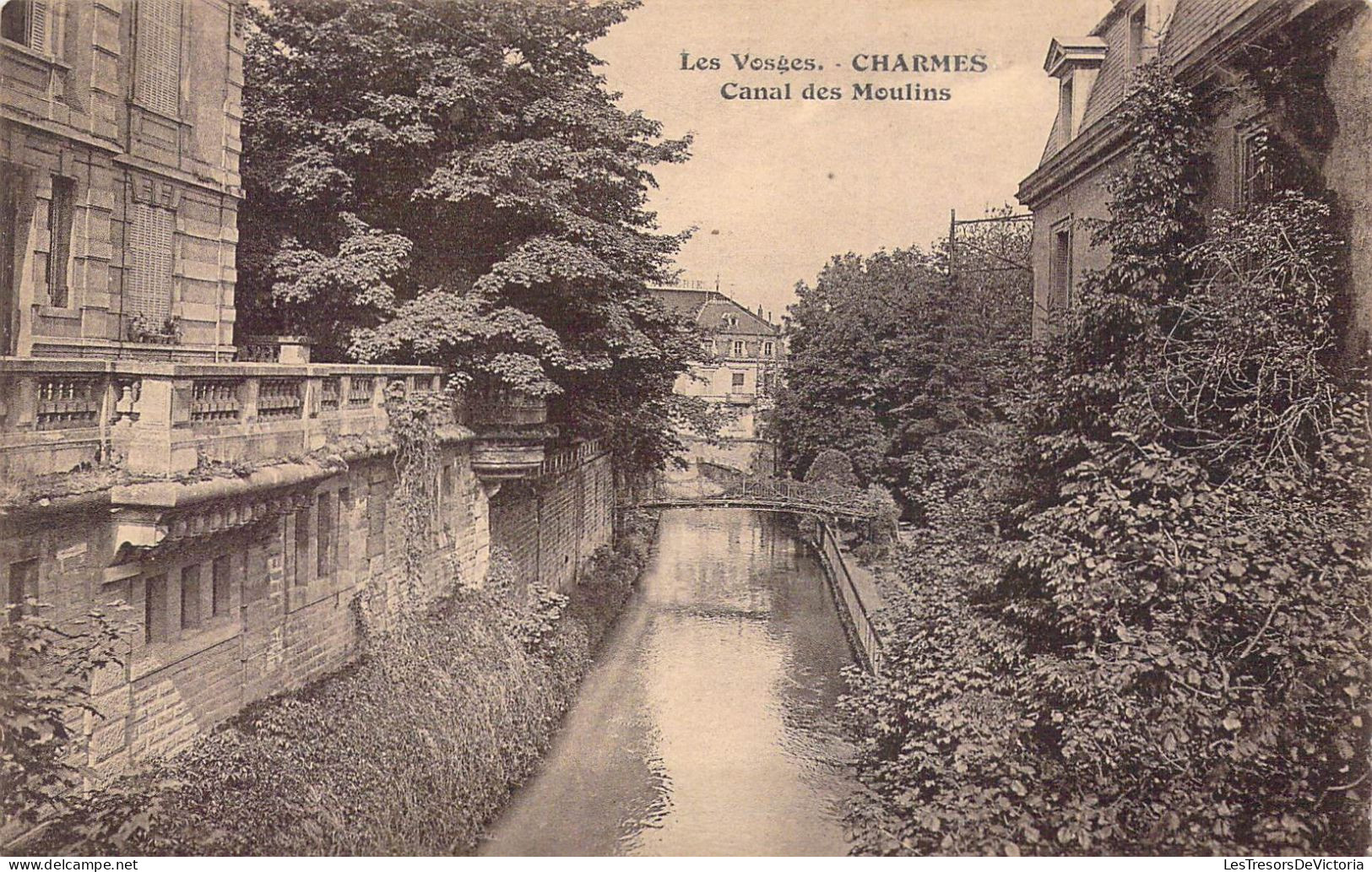 FRANCE - 88 - Charmes - Canal Des Moulins - Carte Postale Ancienne - Charmes