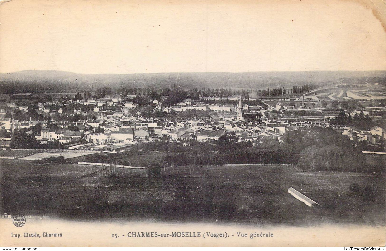 FRANCE - 88 - Charmes Sur Moselle - Vue Générale - Carte Postale Ancienne - Charmes