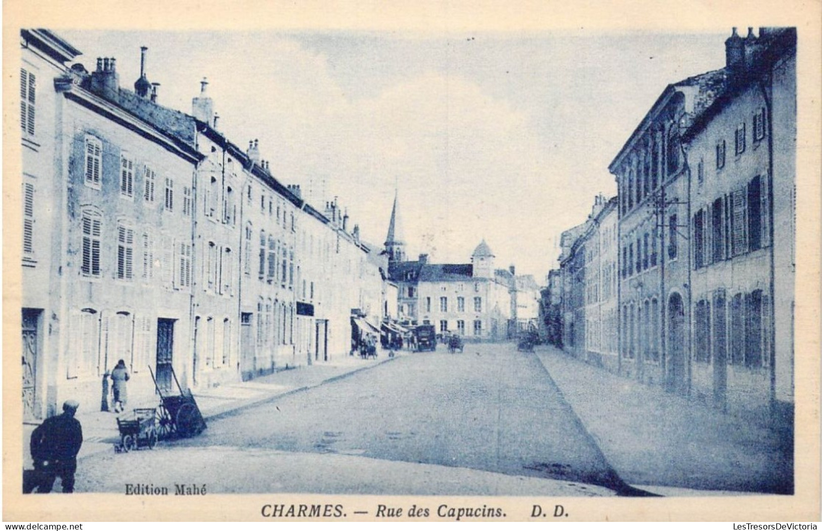 FRANCE - 88 - Charmes - Rue Des Capucins - Carte Postale Ancienne - Charmes