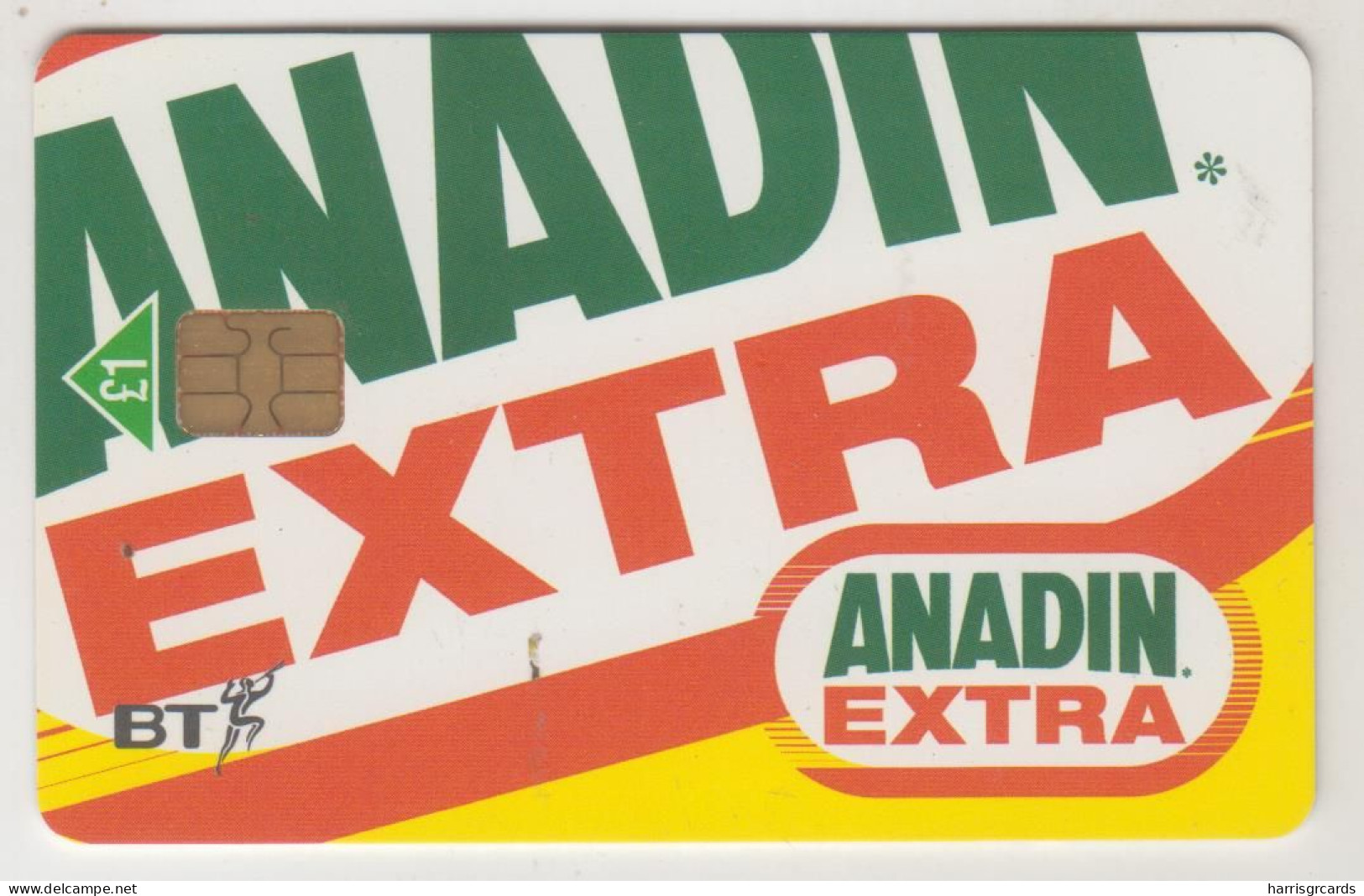 UK - Anadin Extra II, BCM-007, 1 £, Tirage 2.050, Used - BT Médicales