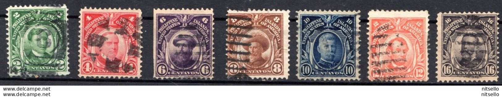 LOTE1696 ///  FILIPINAS (Administration América) - 1906-14 - N° 204 à 210  - ¡¡¡ OFERTA - LIQUIDATION - JE LIQUIDE !!! - Philippinen