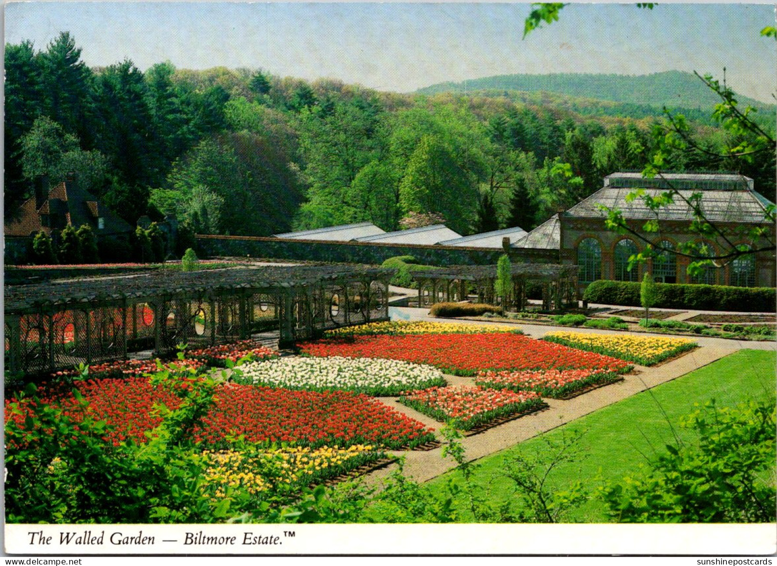 North Carolina Asheville The Biltmore Estate The Walled Garden 1992 - Asheville