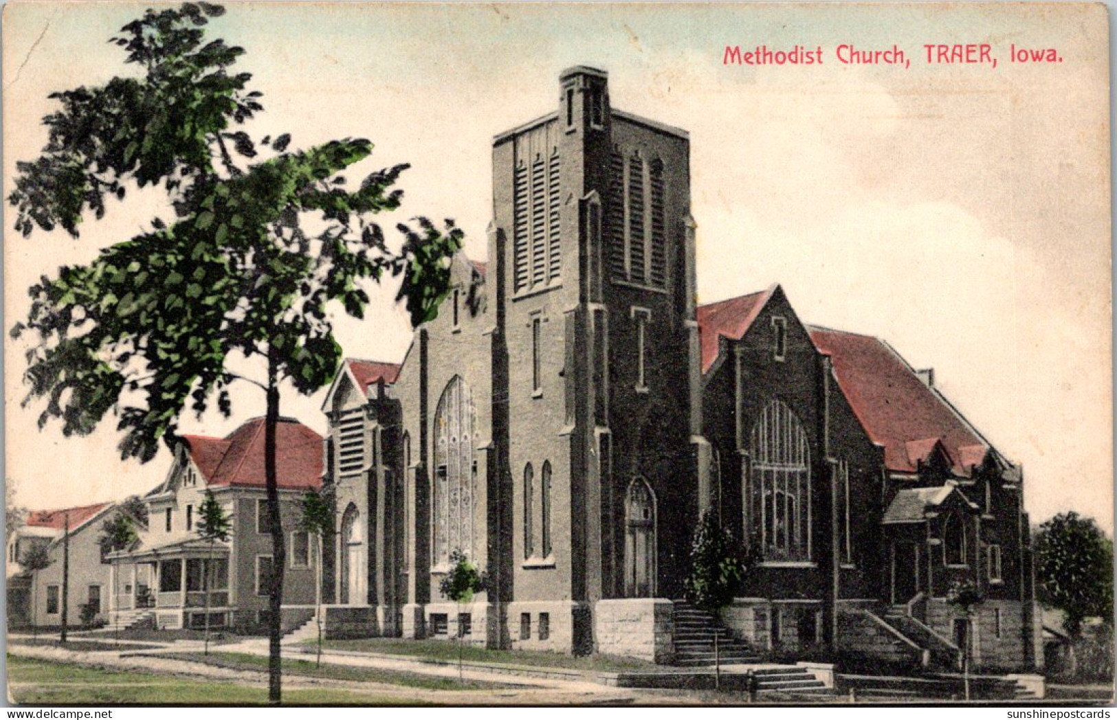 Iowa Traer Methodist Church 1920 - Sonstige & Ohne Zuordnung