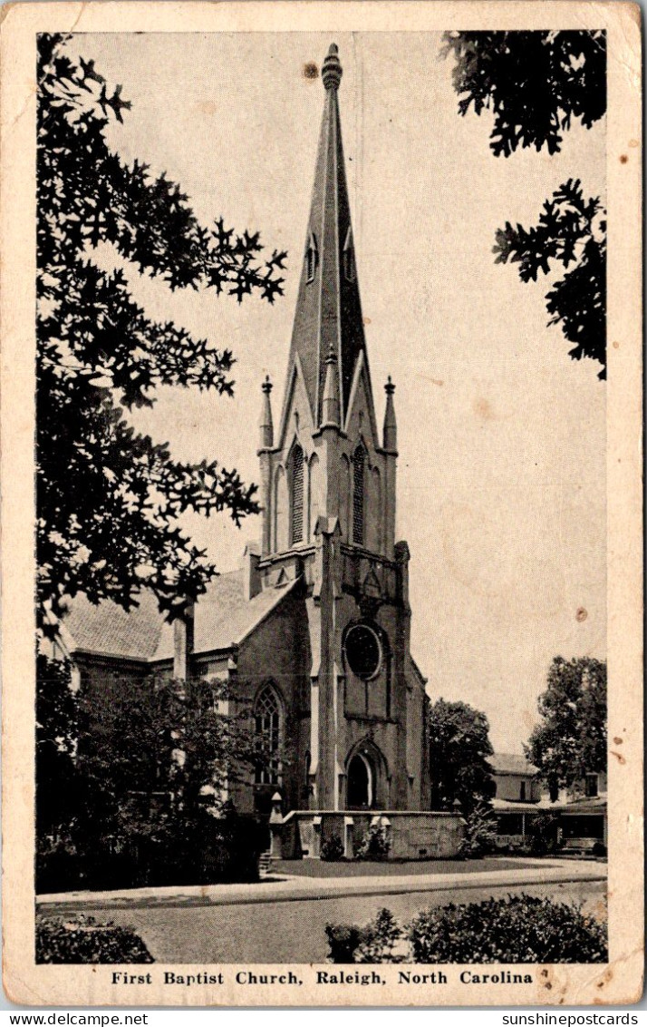 North Carolina Raleigh First Baptist Church 1944 - Raleigh
