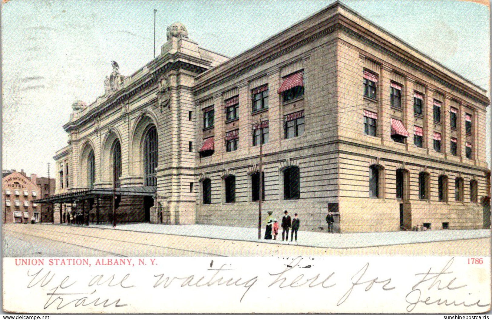 New York Albany Union Station 1906 - Albany