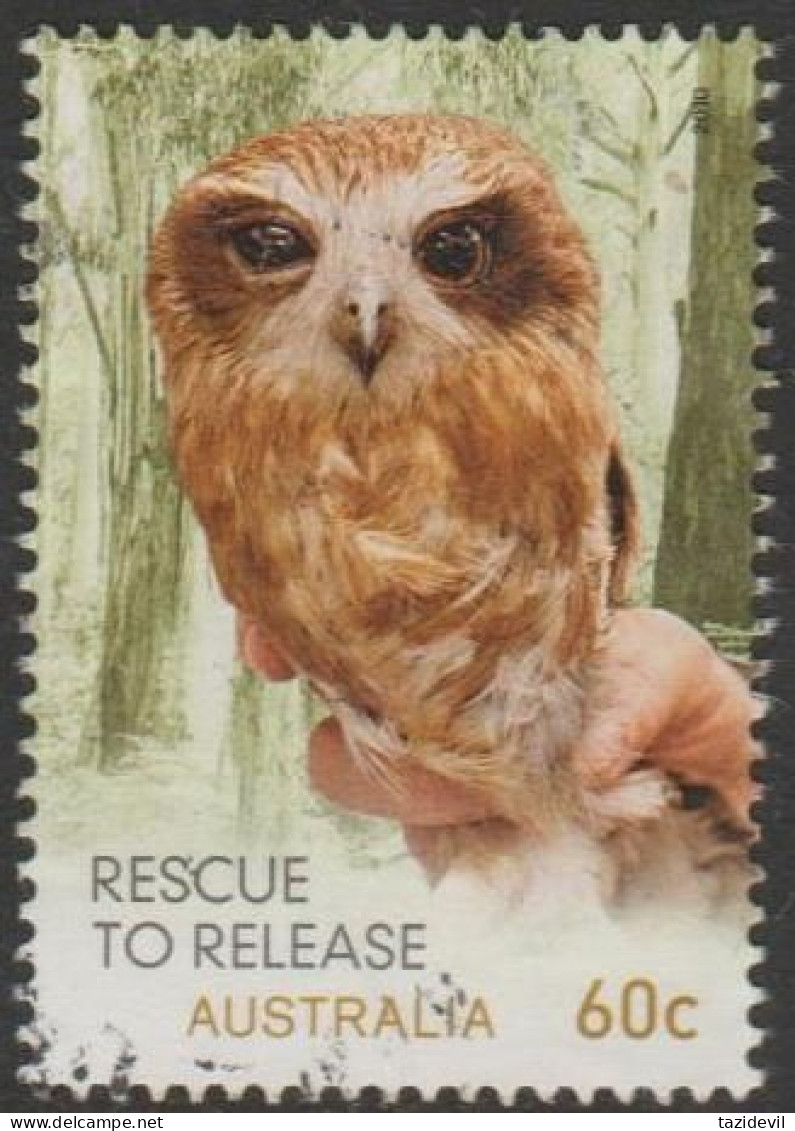 AUSTRALIA - USED - 2010 60c Wildlife Caring - Boobook Owl - Bird - Used Stamps