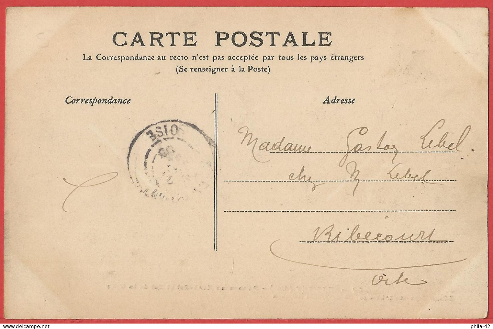 Oise ( 60 ) Lassigny : Panorama De La Ville - CPA écrite 1905 BE - Lassigny