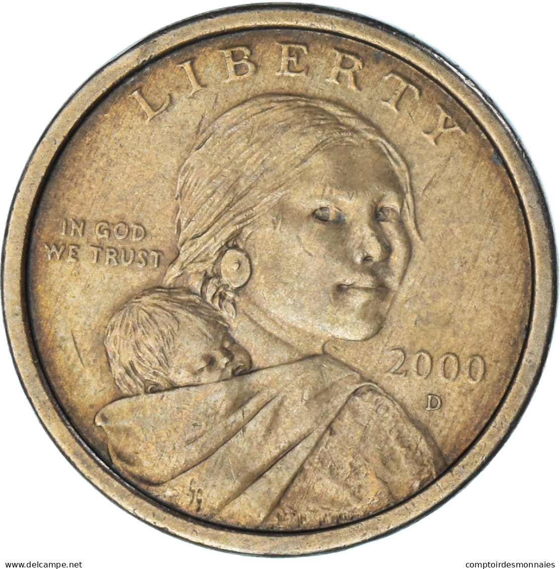 États-Unis, Dollar, 2000 - 2000-…: Sacagawea