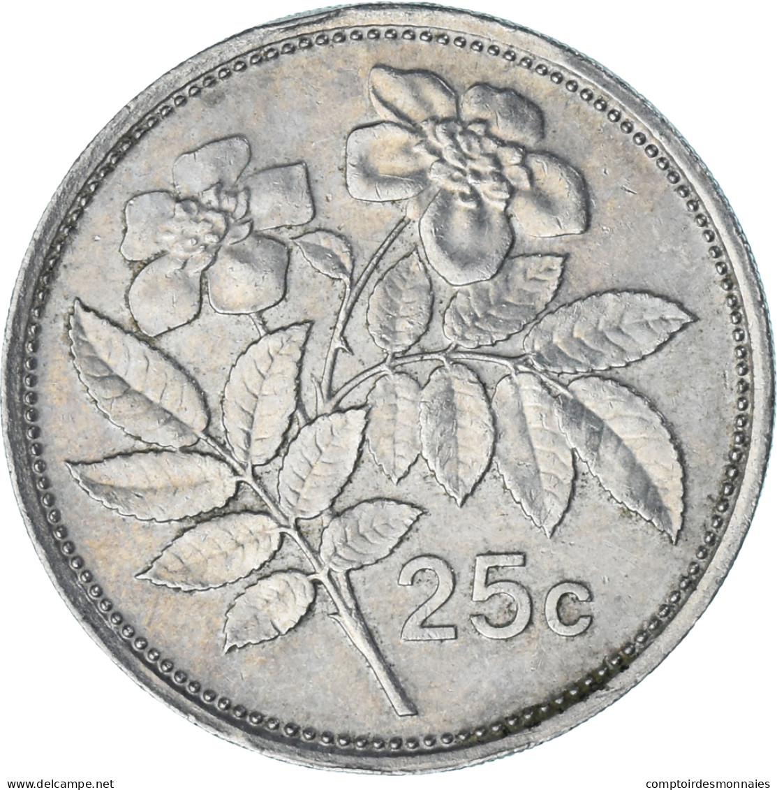 Monnaie, Malte, 25 Cents, 1986 - Malte