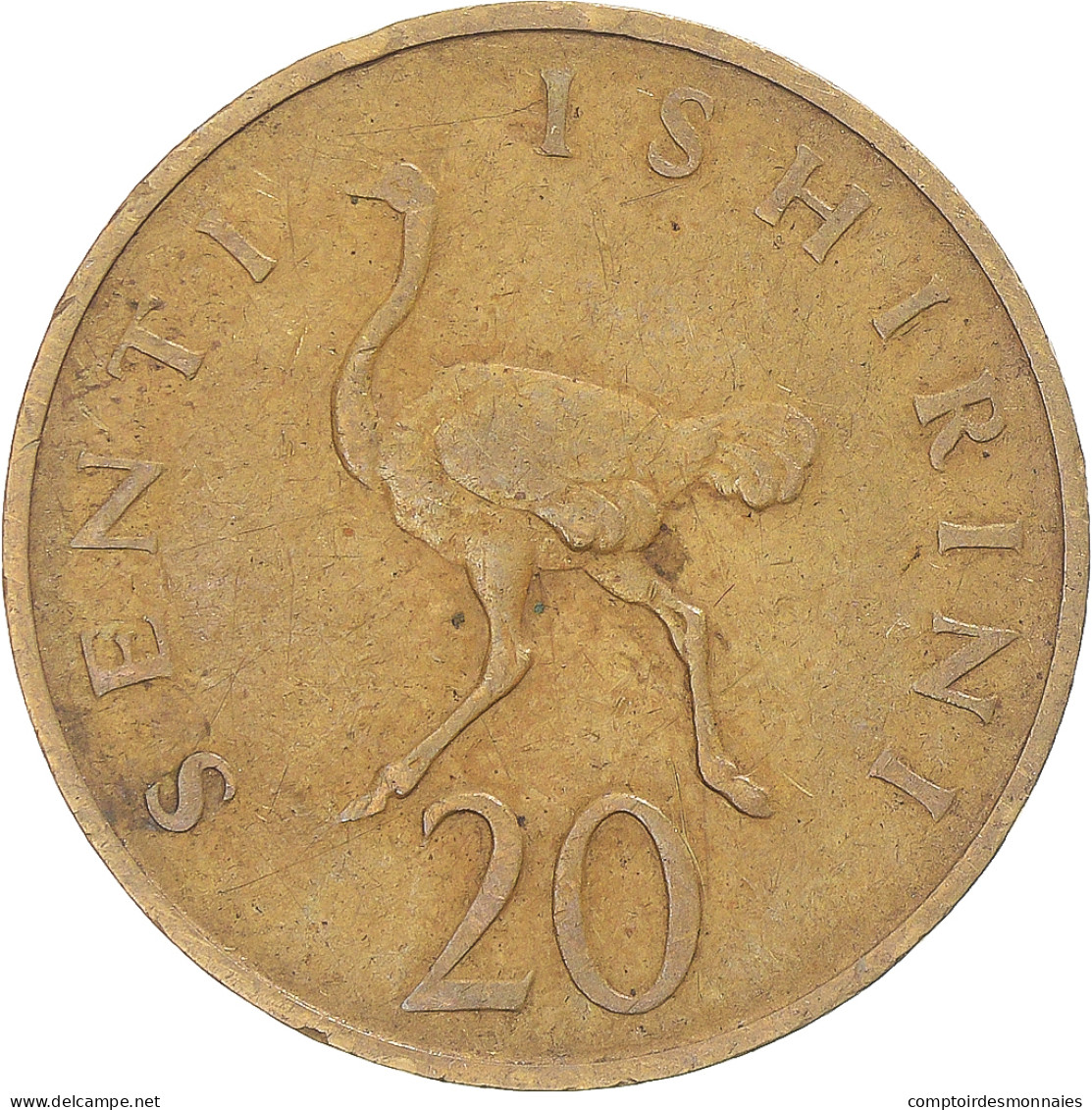 Monnaie, Tanzanie, 20 Senti, 1966 - Tanzanía