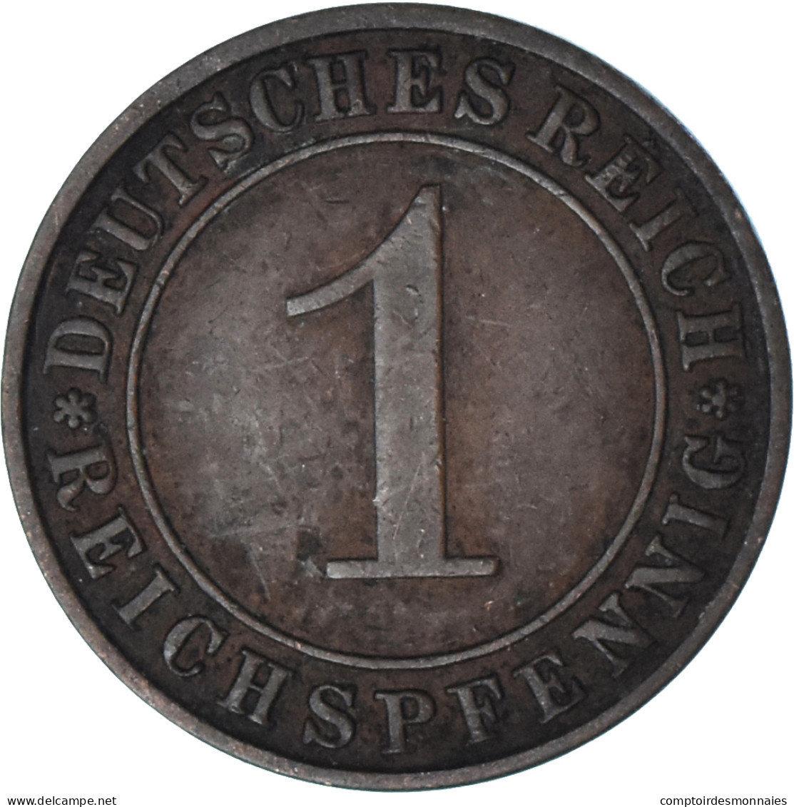 Monnaie, Allemagne, Reichspfennig, 1928 - 1 Renten- & 1 Reichspfennig