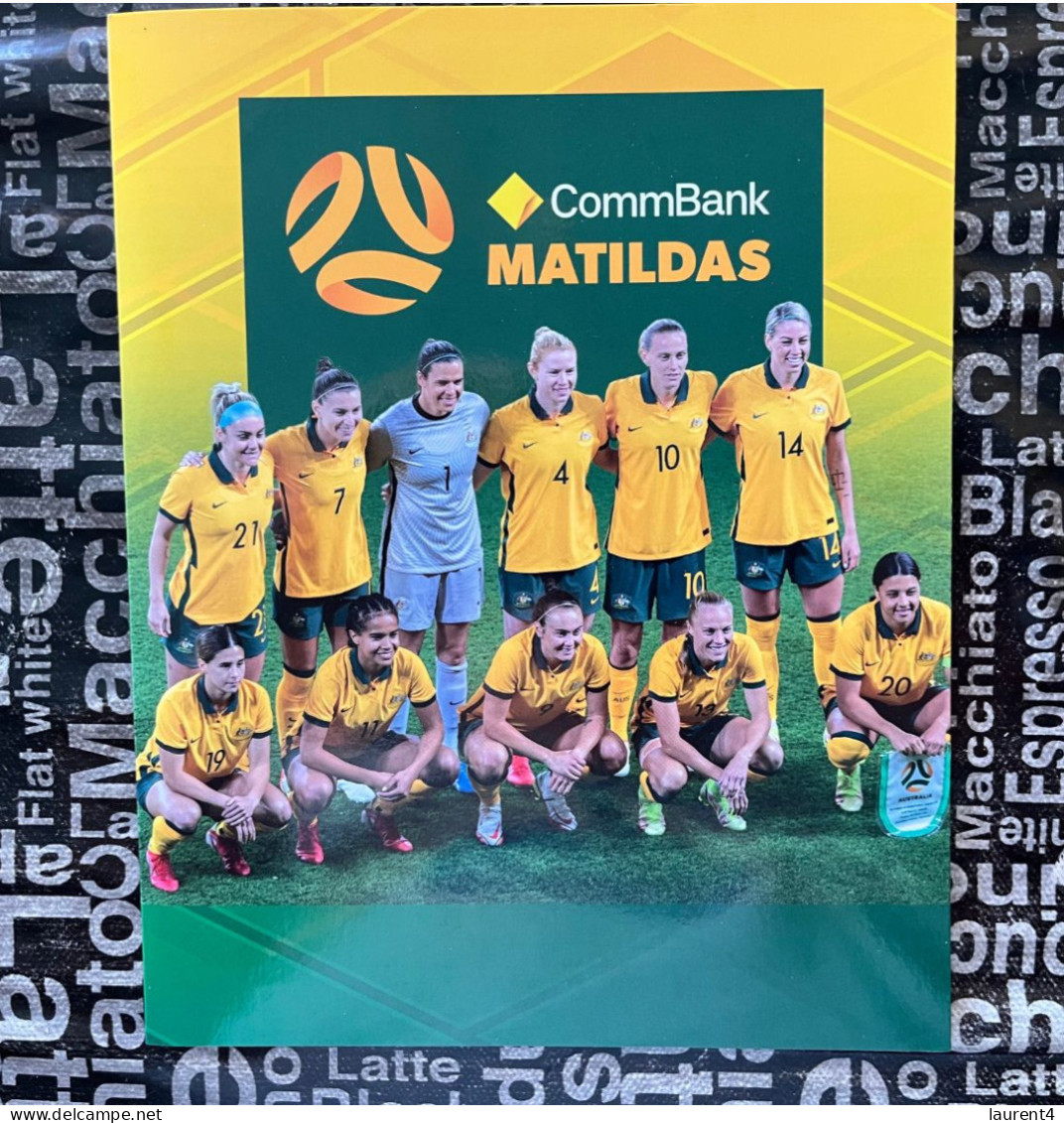 (folder 20-8-2023) Australia Post - 2022 Matildas Folder + Cover Sam Kerr Team Capt. (Presentation Pack + Cover) - Presentation Packs