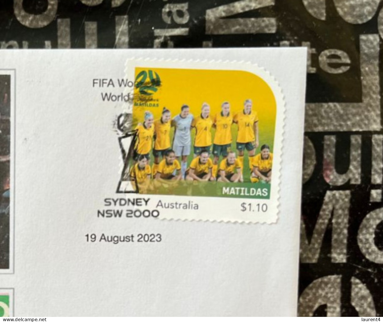 (folder 20-8-2023) Australia Post - 2023 FIFA 2023 Folder + Cover Matildas Team (Presentation Pack + Cover) - Presentation Packs