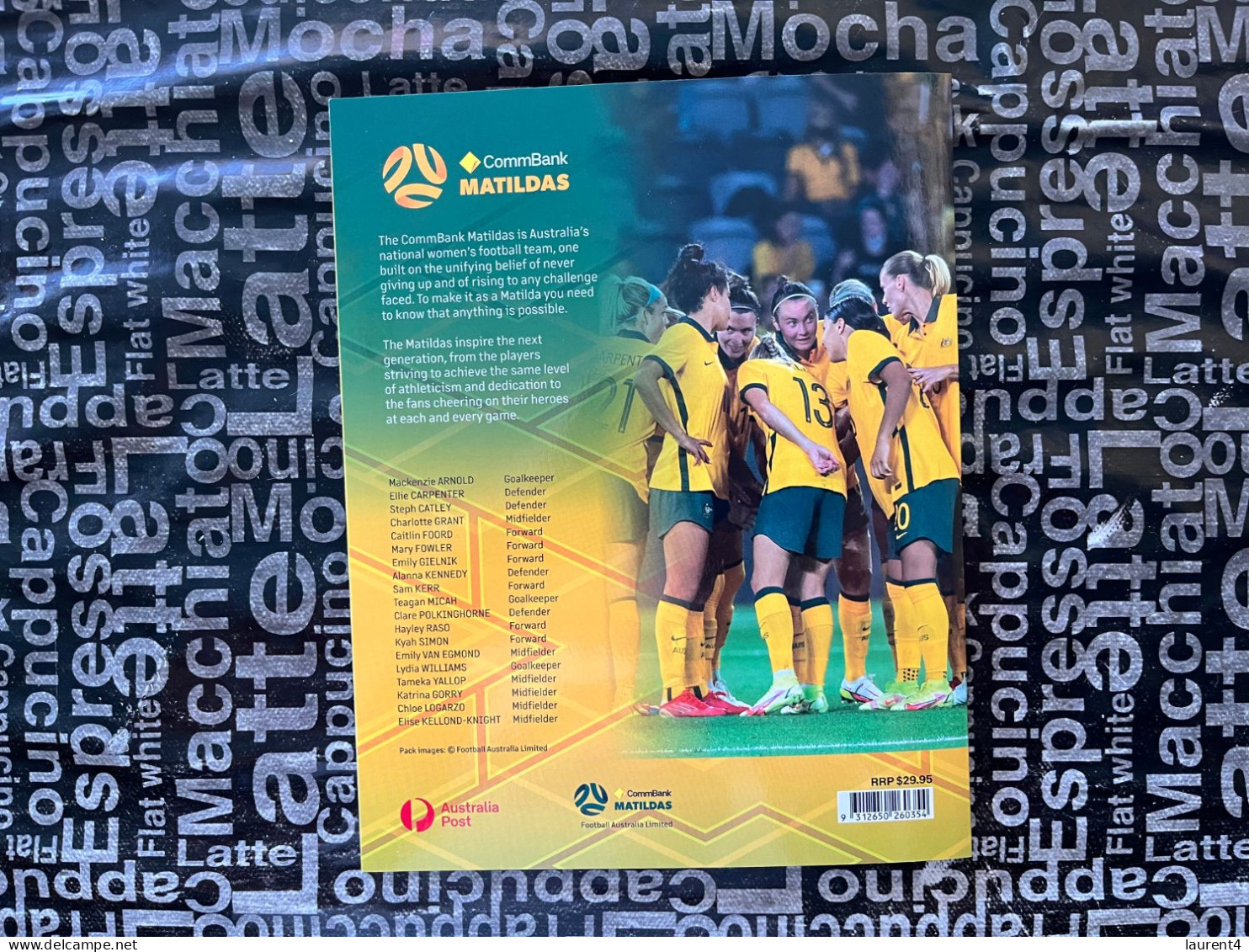 (folder 20-8-2023) Australia Post - FIFA Matildas 2022 Folder + Cover Platypus (Presentation Pack + Cover) - Presentation Packs