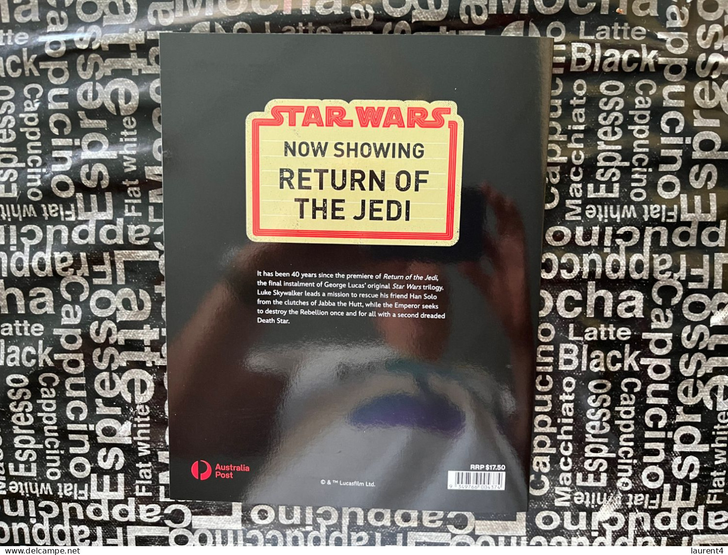 (folder 20-8-2023) Movie - Movie Return Of The Jedi 49th + 1 Jedi Cover (postmarked 4-5-2023) With Sheet Of 12 Stickers - Presentation Packs