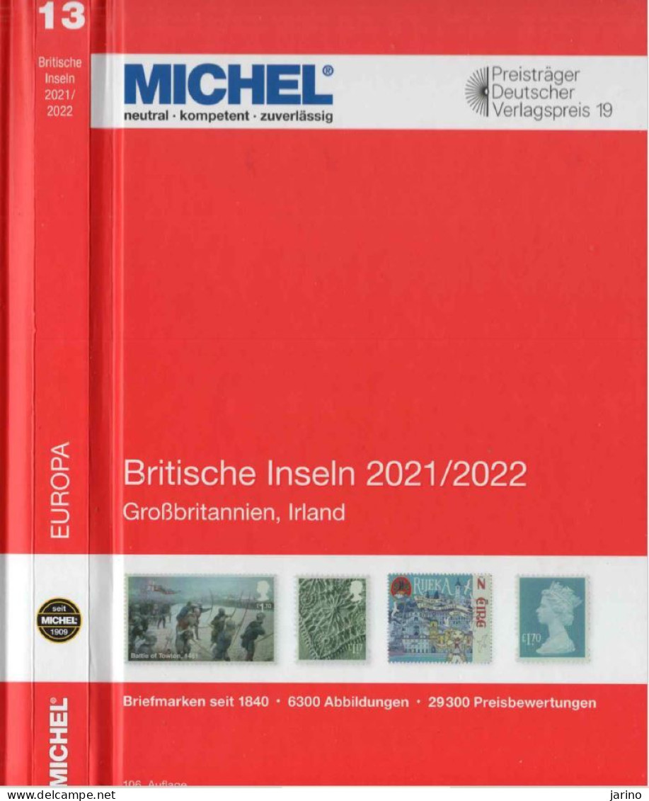 Grossbritannien Michel Catalogue 2022, 570 Pages On CD, UK, Nordirland, Schottland, Wales, Irland - Alemán