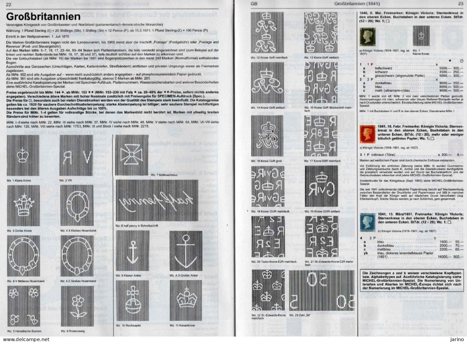 Grossbritannien Michel Catalogue 2022, 570 Pages On CD, UK, Nordirland, Schottland, Wales, Irland - Duits