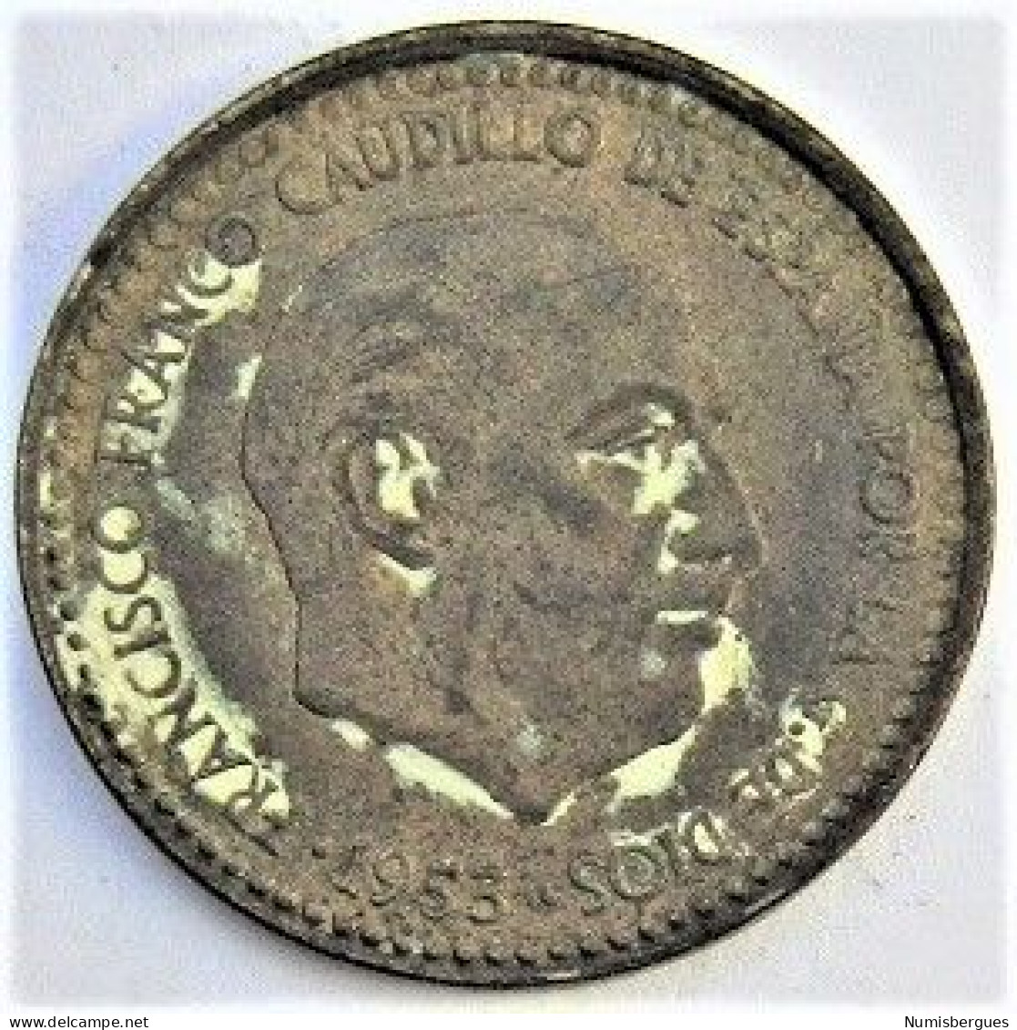 Pièce De Monnaie 1 Peseta 1963 - 1 Peseta