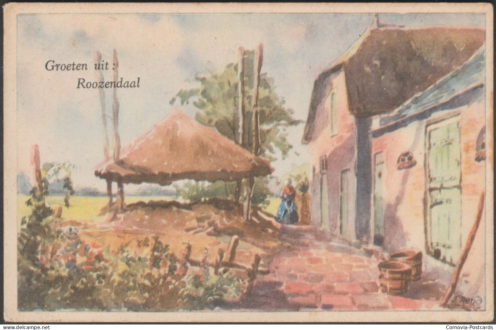 Groeten Uit Roozendaal, C.1920s - Briefkaart - Velp / Rozendaal