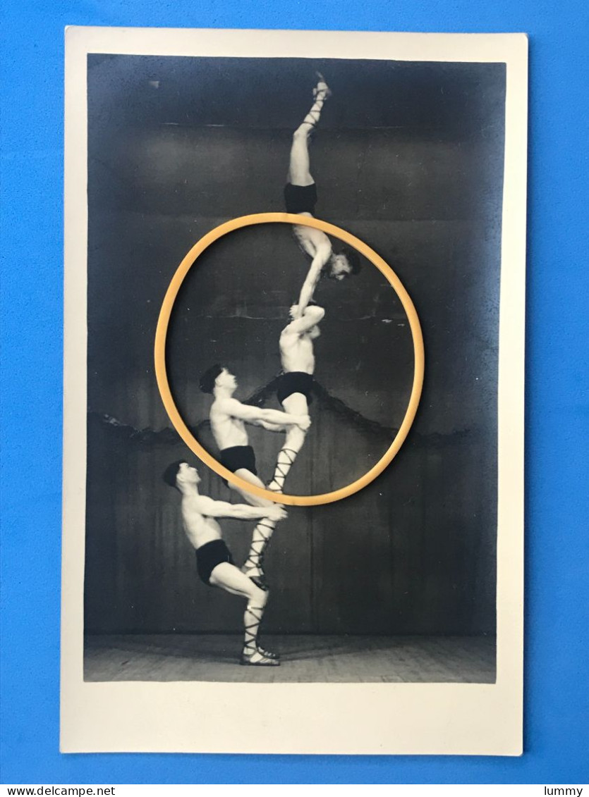 Luxembourg - Differdange - Société De Gymnastique La Liberté Niedercorn - Acrobatie De 4 Gymnastes N° 3 - Differdange