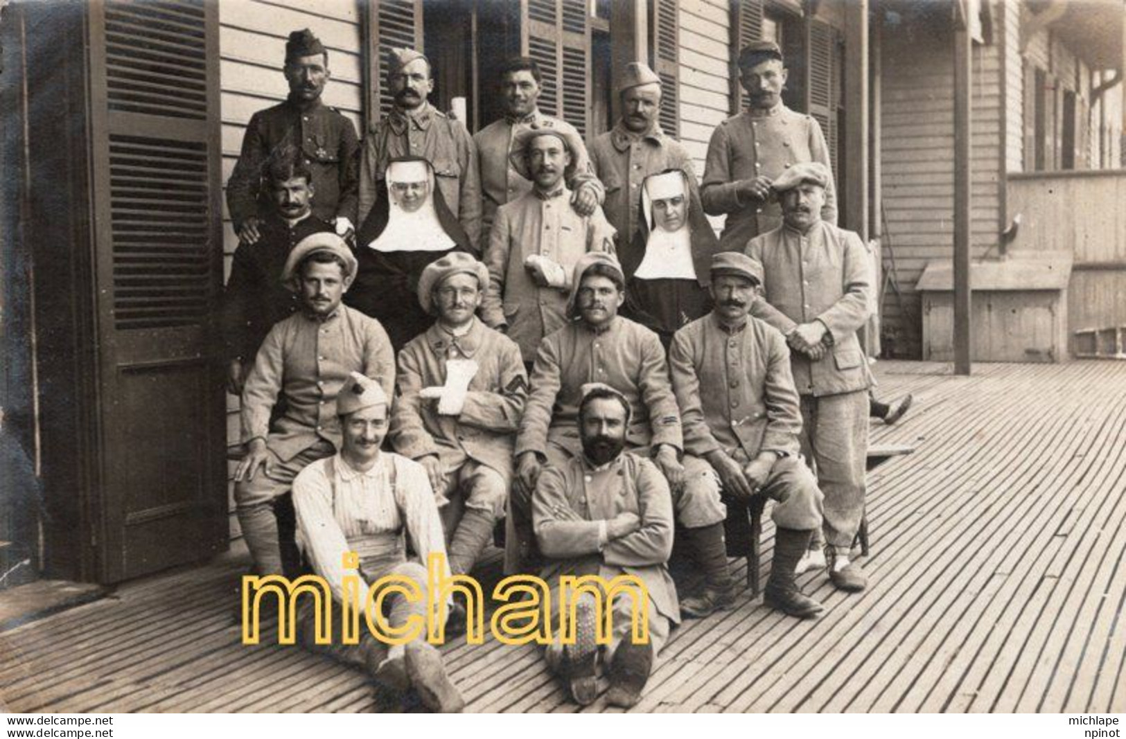Cpa 14 / 18 Carte Photo  Militaire - 1914-18