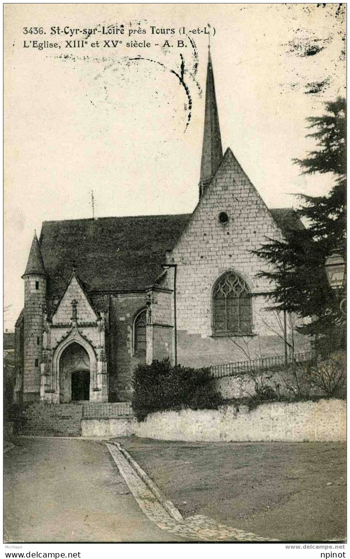 ST CYR SUR LOIRE  L'EGLISE - Saint-Cyr-sur-Loire