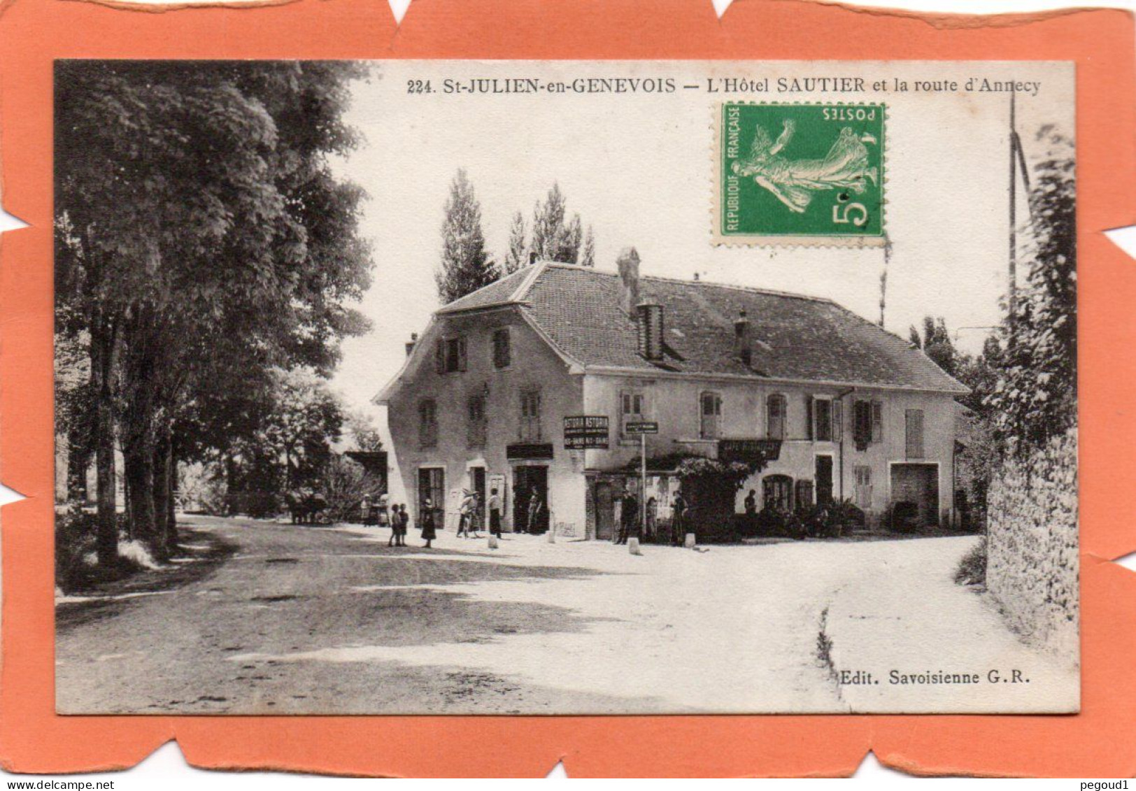 SAINT-JULIEN-en-GENEVOIS  (HAUTE-SAVOIE)    HOTEL SAUTIER  Achat Immédiat - Saint-Julien-en-Genevois