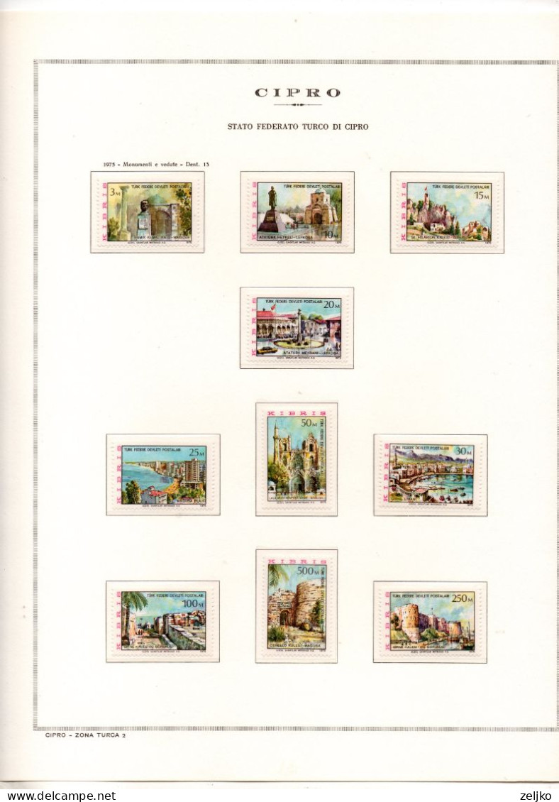 Turkish Cyprus, MNH, 1974 - 1989, Michel 1 - 270, C.v. 520 Michel  €, See Description - Used Stamps