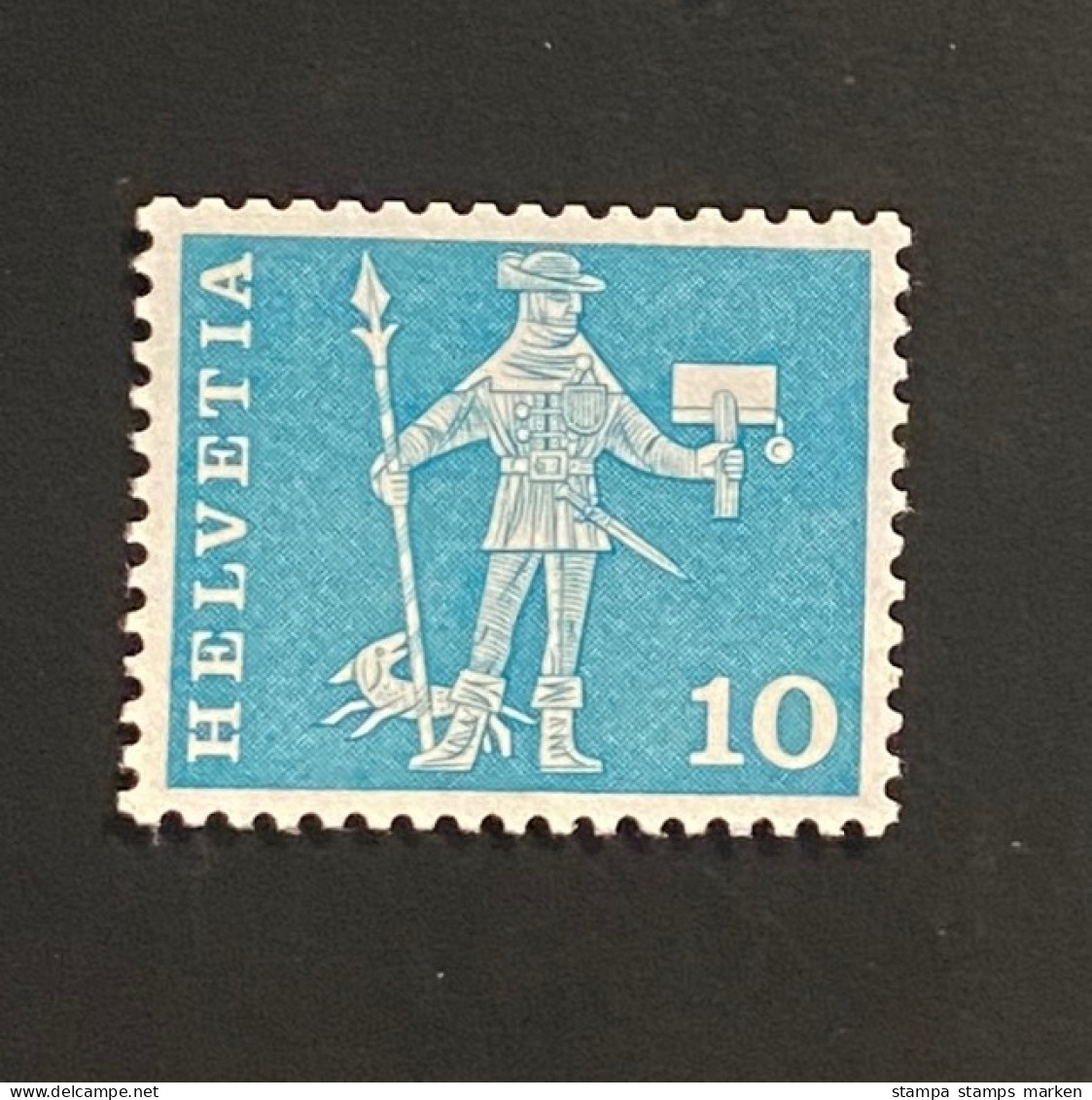 Schweiz 1960/68 Freimarke Aus Rollenbahn Mit Kontrollaufdruck Mi. 697 XR (L) Postfrisch/** MNH - Coil Stamps