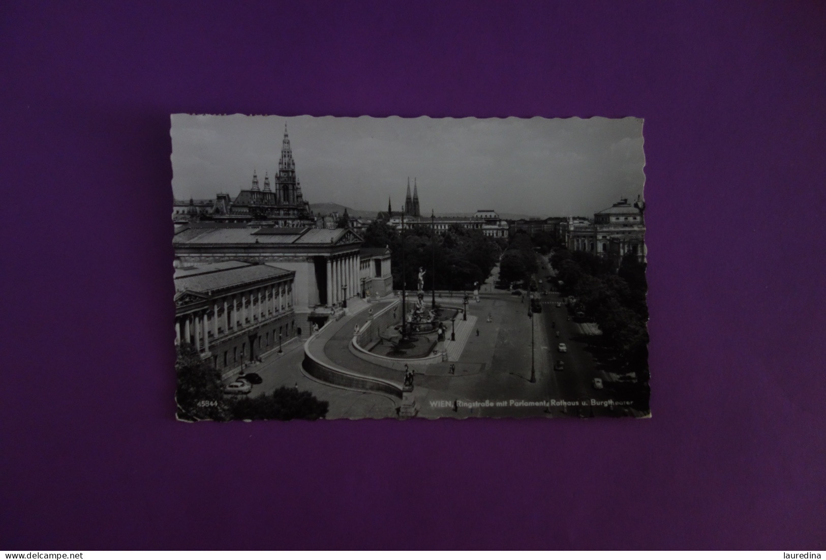 CPSM AUTRICHE - WIEN - RINGSTRASSE MIT PARLAMENT RATHAUS U. BURGTHEATER - Ringstrasse