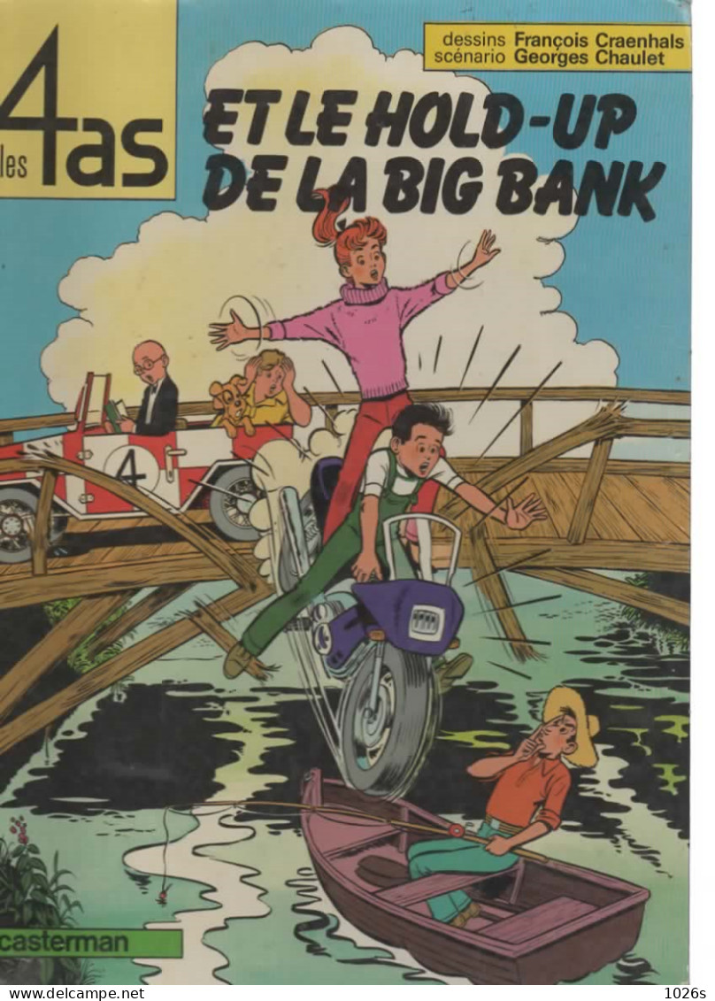 B.D.LES 4AS  ET LE HOLD-UP DE LA BIG BANK  -  E.O. 1984 - 4 As, Les