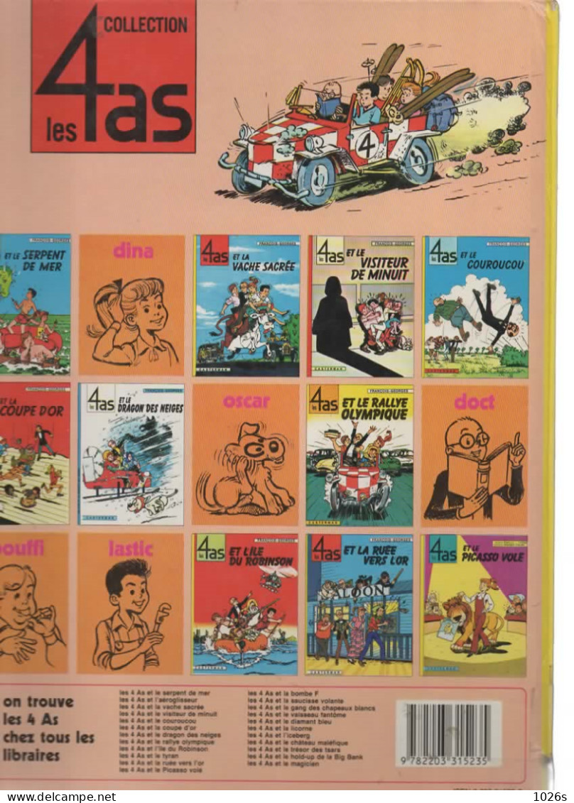 B.D.LES 4AS  ET LE MAGICIEN  -  E.O. 1985 - 4 As, Les